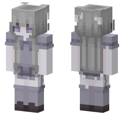 Ziggy Grey Outfit Minecraft Bedrock skin