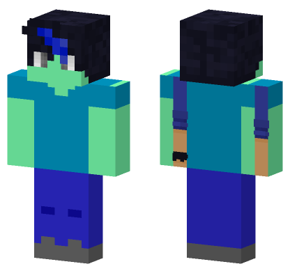 Zombie Boy Minecraft Bedrock skin