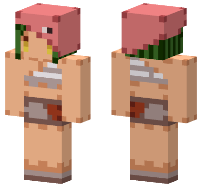 Zombie Pigman Skin Minecraft Bedrock skin
