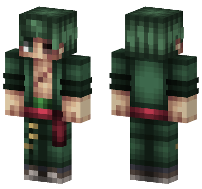Zoro 2 Minecraft Bedrock skin