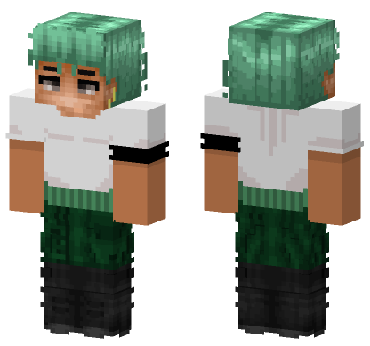 Zoro Before Timeskip Minecraft Bedrock skin