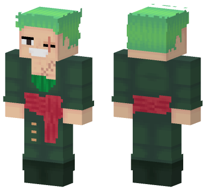 Zoro First Skin Minecraft Bedrock skin